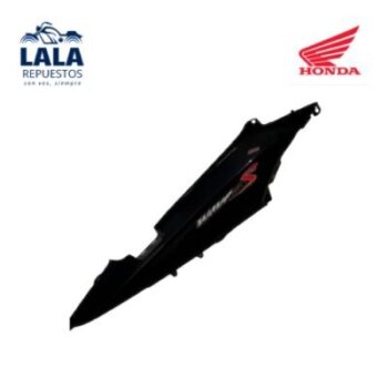 CACHA LATERAL BAJO ASIENTO DERECHA HONDA WAVE 110S  NEGRO