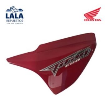 CACHA LATERAL IZQUIERDA ROJA HONDA CG 150